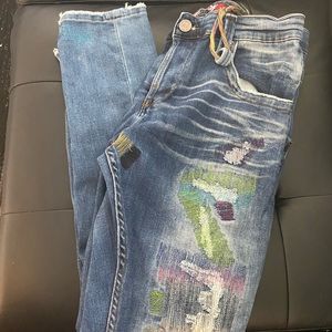 Big boys/Men colorful pastel jeans